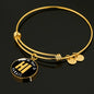 Heart In Hawaii - 18k Gold Finished Bangle Bracelet