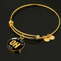 Heart In Ohio - 18k Gold Finished Bangle Bracelet