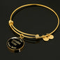 Australian Terrier v2 - 18k Gold Finished Bangle Bracelet