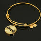 Natalie v01 - 18k Gold Finished Bangle Bracelet