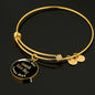 Spanish Water Dog v2 - 18k Gold Finished Bangle Bracelet