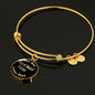 Glen of Imaal Terrier v2 - 18k Gold Finished Bangle Bracelet
