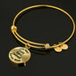 Treeing Walker Coonhound - 18k Gold Finished Bangle Bracelet