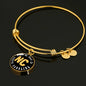 Heart In North Carolina - 18k Gold Finished Bangle Bracelet