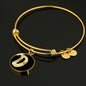 Initial D v2b - 18k Gold Finished Bangle Bracelet