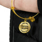 Pyrenean Shepherd - 18k Gold Finished Bangle Bracelet