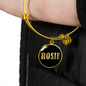 Rosie v02 - 18k Gold Finished Bangle Bracelet