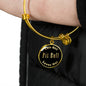 Pit Bull v1 - 18k Gold Finished Bangle Bracelet