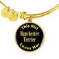 Manchester Terrier v2 - 18k Gold Finished Bangle Bracelet