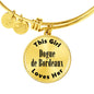 Dogue de Bordeaux - 18k Gold Finished Bangle Bracelet