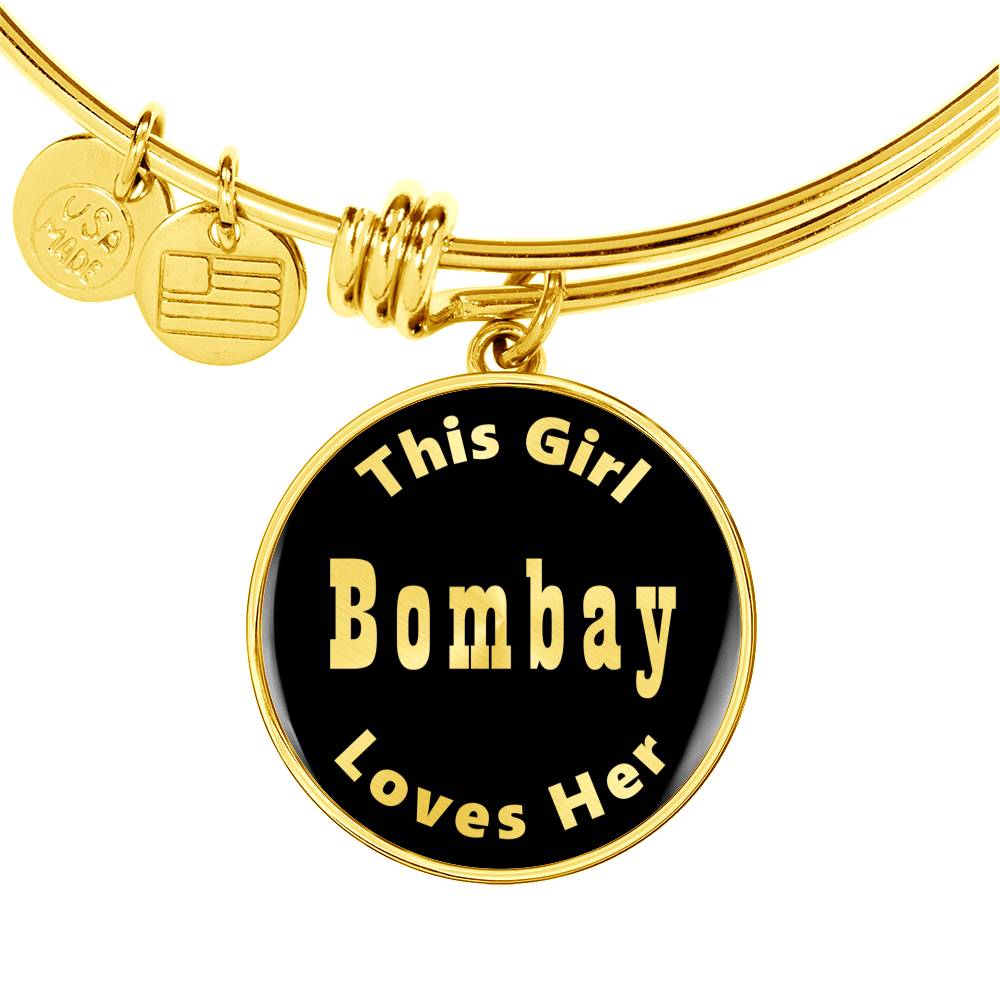 Bombay v2 - 18k Gold Finished Bangle Bracelet
