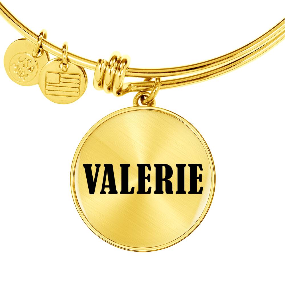 Valerie v01 - 18k Gold Finished Bangle Bracelet