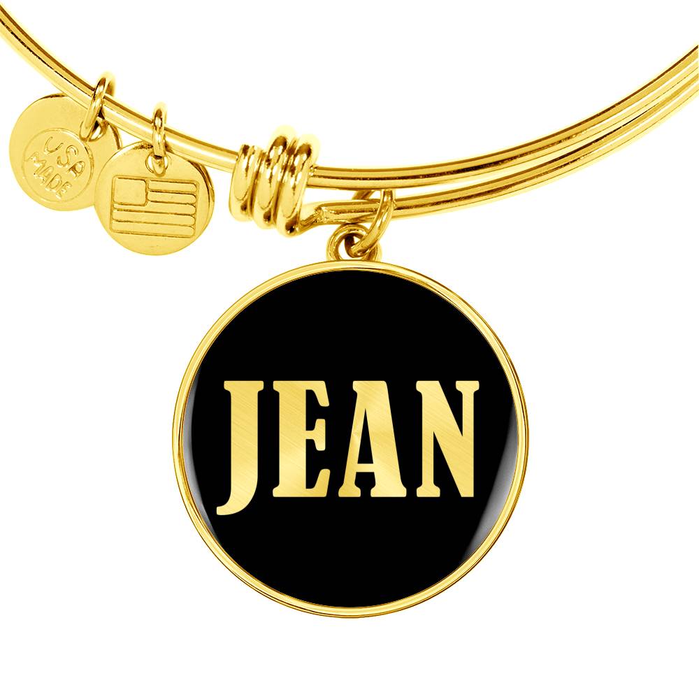 Jean v02 - 18k Gold Finished Bangle Bracelet