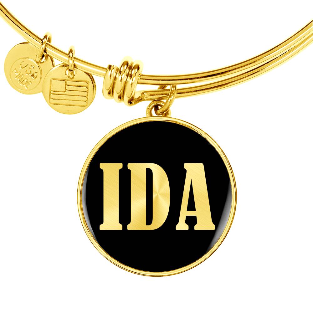 Ida v02 - 18k Gold Finished Bangle Bracelet
