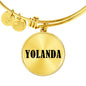 Yolanda v01 - 18k Gold Finished Bangle Bracelet