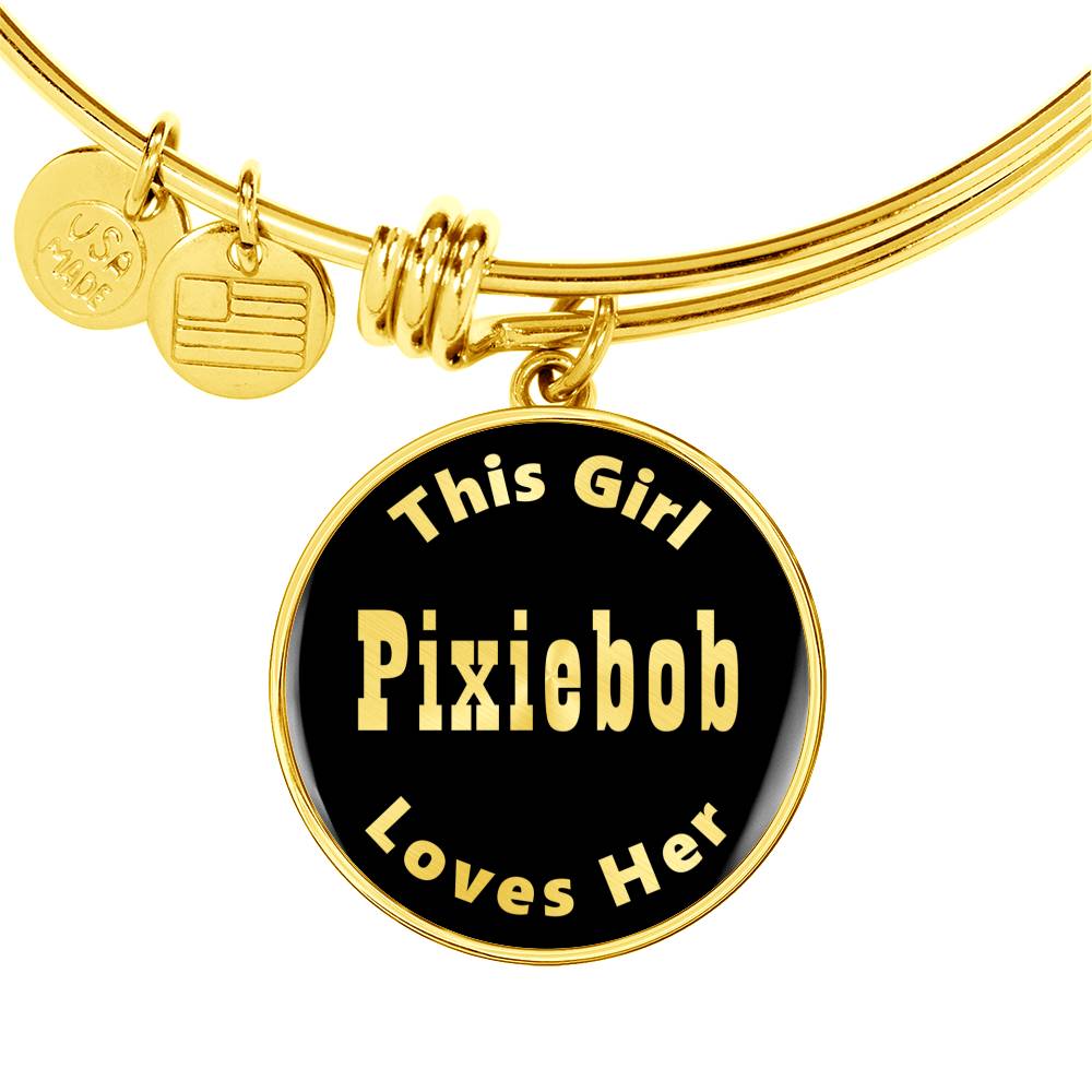 Pixiebob v2 - 18k Gold Finished Bangle Bracelet