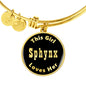 Sphynx - 18k Gold Finished Bangle Bracelet
