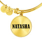Natasha v01 - 18k Gold Finished Bangle Bracelet