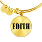 Edith v01 - 18k Gold Finished Bangle Bracelet