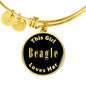 Beagle v1 - 18k Gold Finished Bangle Bracelet