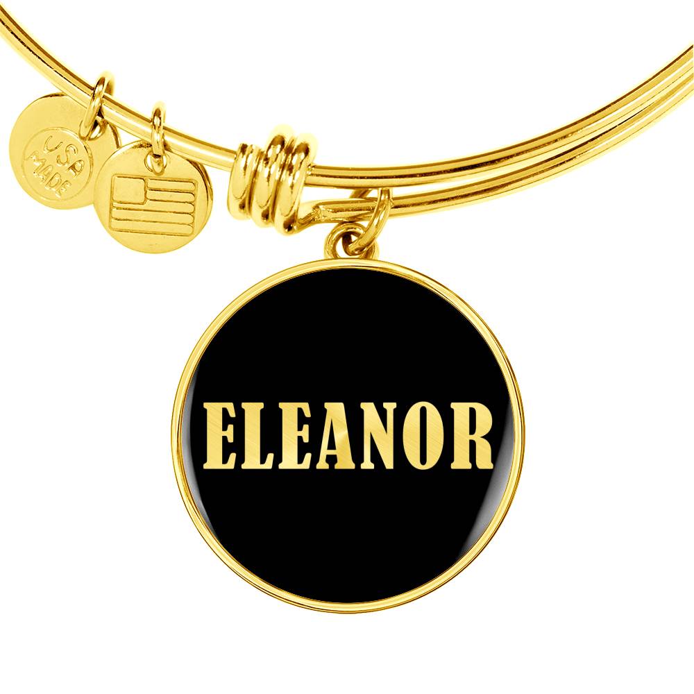 Eleanor v02 - 18k Gold Finished Bangle Bracelet
