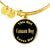 Canaan Dog v2 - 18k Gold Finished Bangle Bracelet