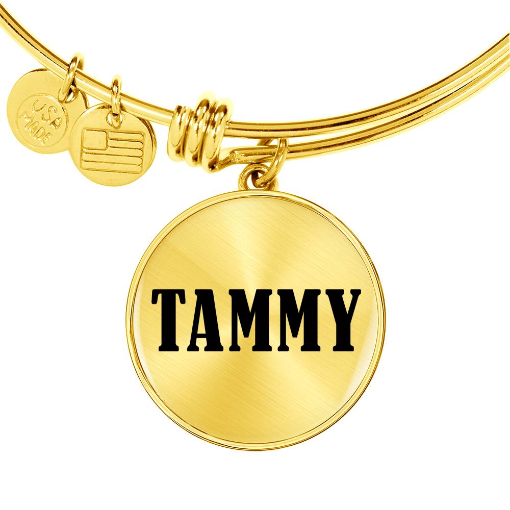 Tammy v01 - 18k Gold Finished Bangle Bracelet