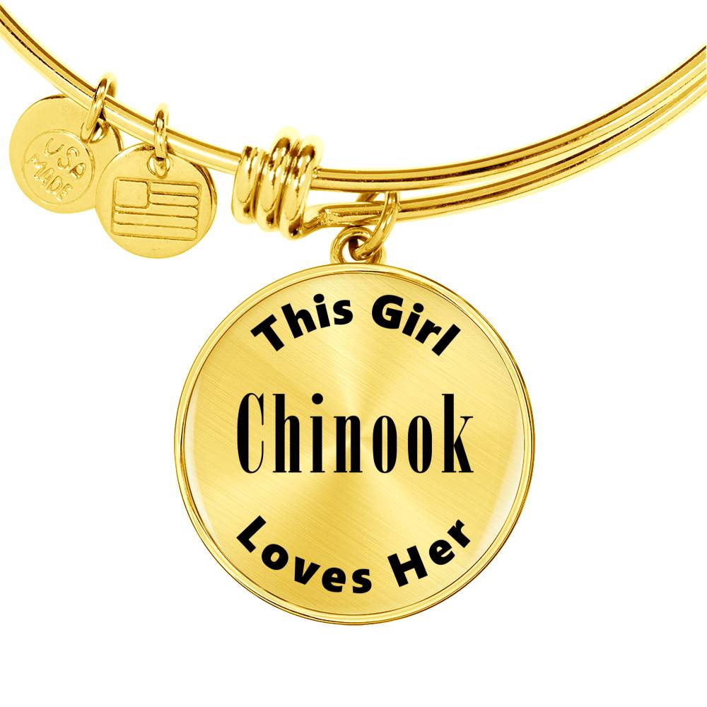 Chinook - 18k Gold Finished Bangle Bracelet