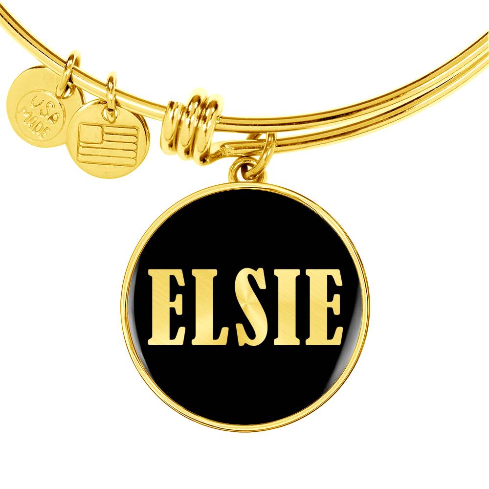 Elsie v02 - 18k Gold Finished Bangle Bracelet