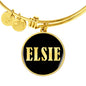 Elsie v02 - 18k Gold Finished Bangle Bracelet