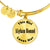 Afghan Hound - 18k Gold Finished Bangle Bracelet