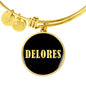 Delores v02 - 18k Gold Finished Bangle Bracelet