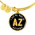 Heart In Arizona - 18k Gold Finished Bangle Bracelet