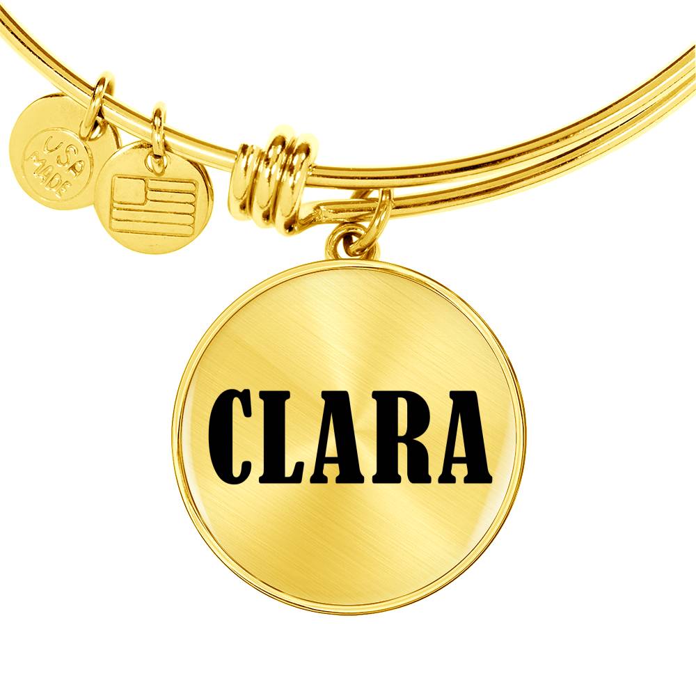 Clara v01 - 18k Gold Finished Bangle Bracelet