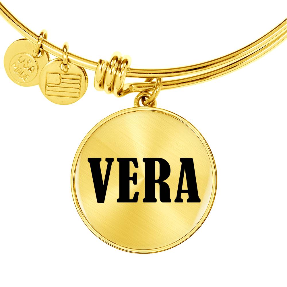 Vera v01 - 18k Gold Finished Bangle Bracelet