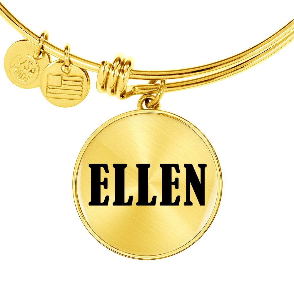 Ellen v01 - 18k Gold Finished Bangle Bracelet