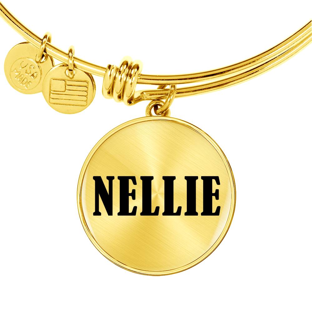 Nellie v01 - 18k Gold Finished Bangle Bracelet