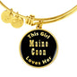 Maine Coon - 18k Gold Finished Bangle Bracelet