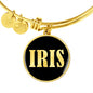 Iris v02 - 18k Gold Finished Bangle Bracelet