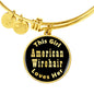 American Wirehair v2 - 18k Gold Finished Bangle Bracelet