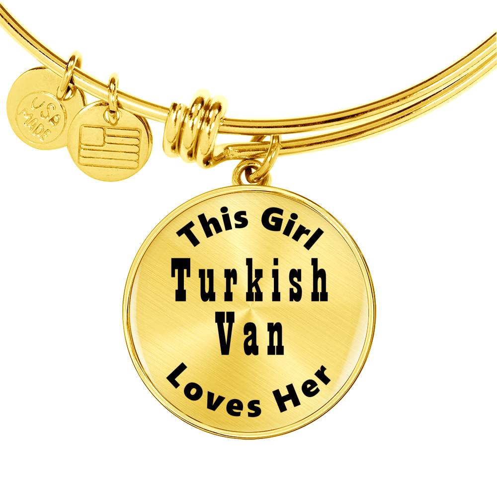 Turkish Van - 18k Gold Finished Bangle Bracelet