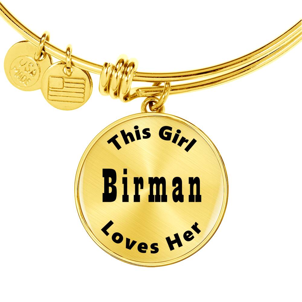 Birman - 18k Gold Finished Bangle Bracelet