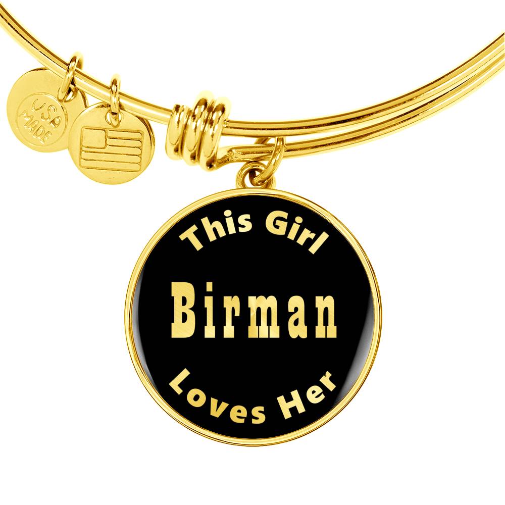 Birman v2 - 18k Gold Finished Bangle Bracelet