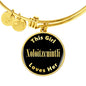 Xoloitzcuintli v2 - 18k Gold Finished Bangle Bracelet