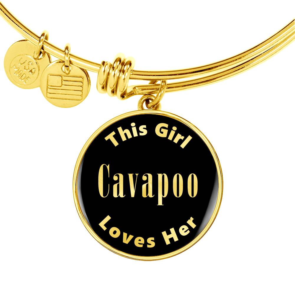 Cavapoo v2 - 18k Gold Finished Bangle Bracelet