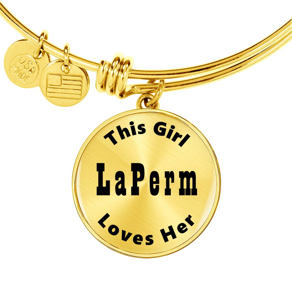LaPerm - 18k Gold Finished Bangle Bracelet