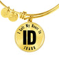 Heart In Idaho v01 - 18k Gold Finished Bangle Bracelet