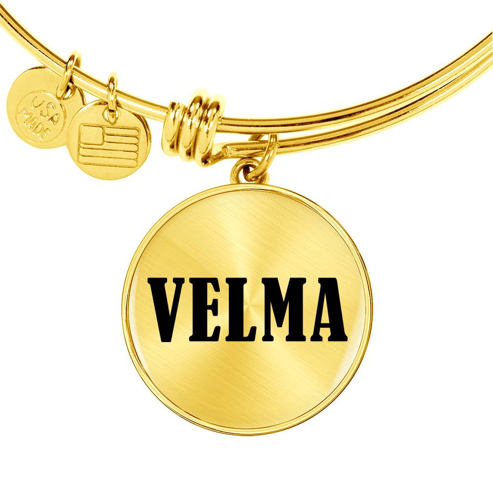Velma v01 - 18k Gold Finished Bangle Bracelet