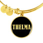 Thelma v02 - 18k Gold Finished Bangle Bracelet