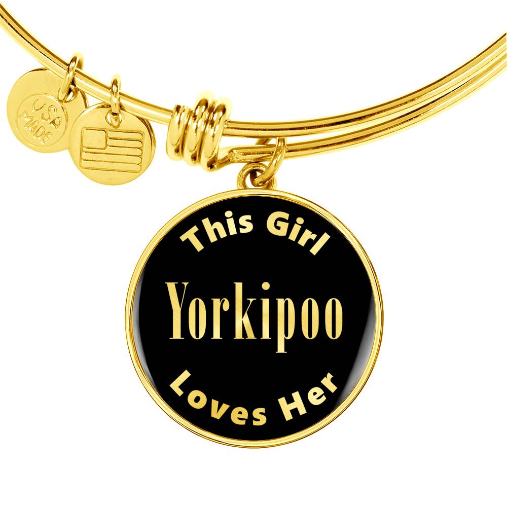 Yorkipoo v2 - 18k Gold Finished Bangle Bracelet
